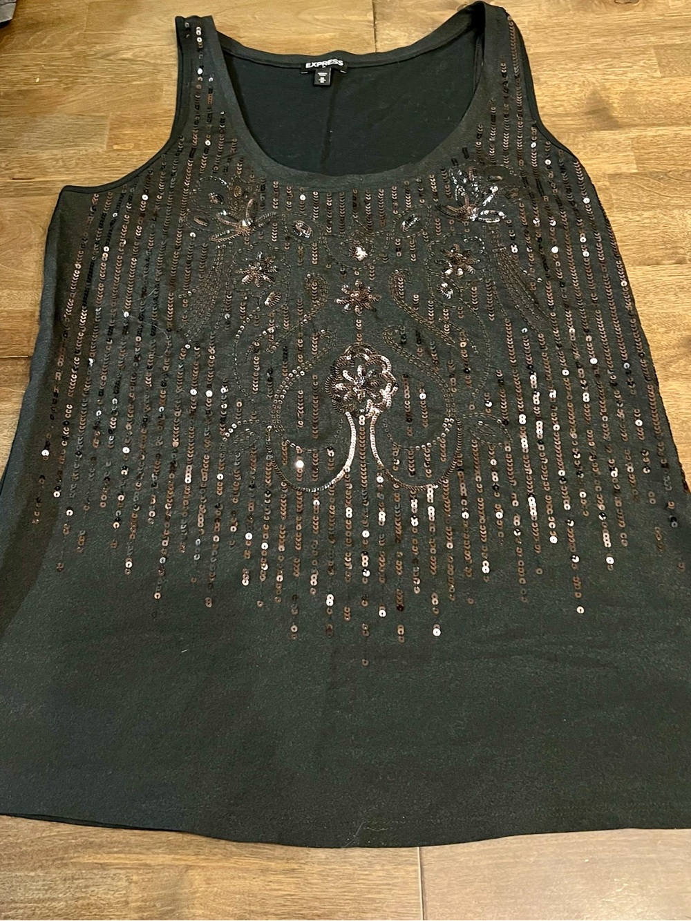 NWOT Sequin Express Tank Top Size M